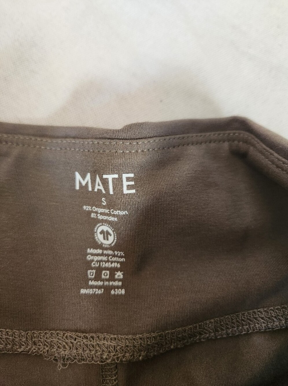 NWT Mate The Label Organic Stretch U-Neck Tank & Organic Bootcut Pants Set - Picture 4 of 11